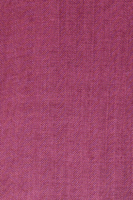 Reyes Shirt in Bordeaux Cashmere Silk Herringbone