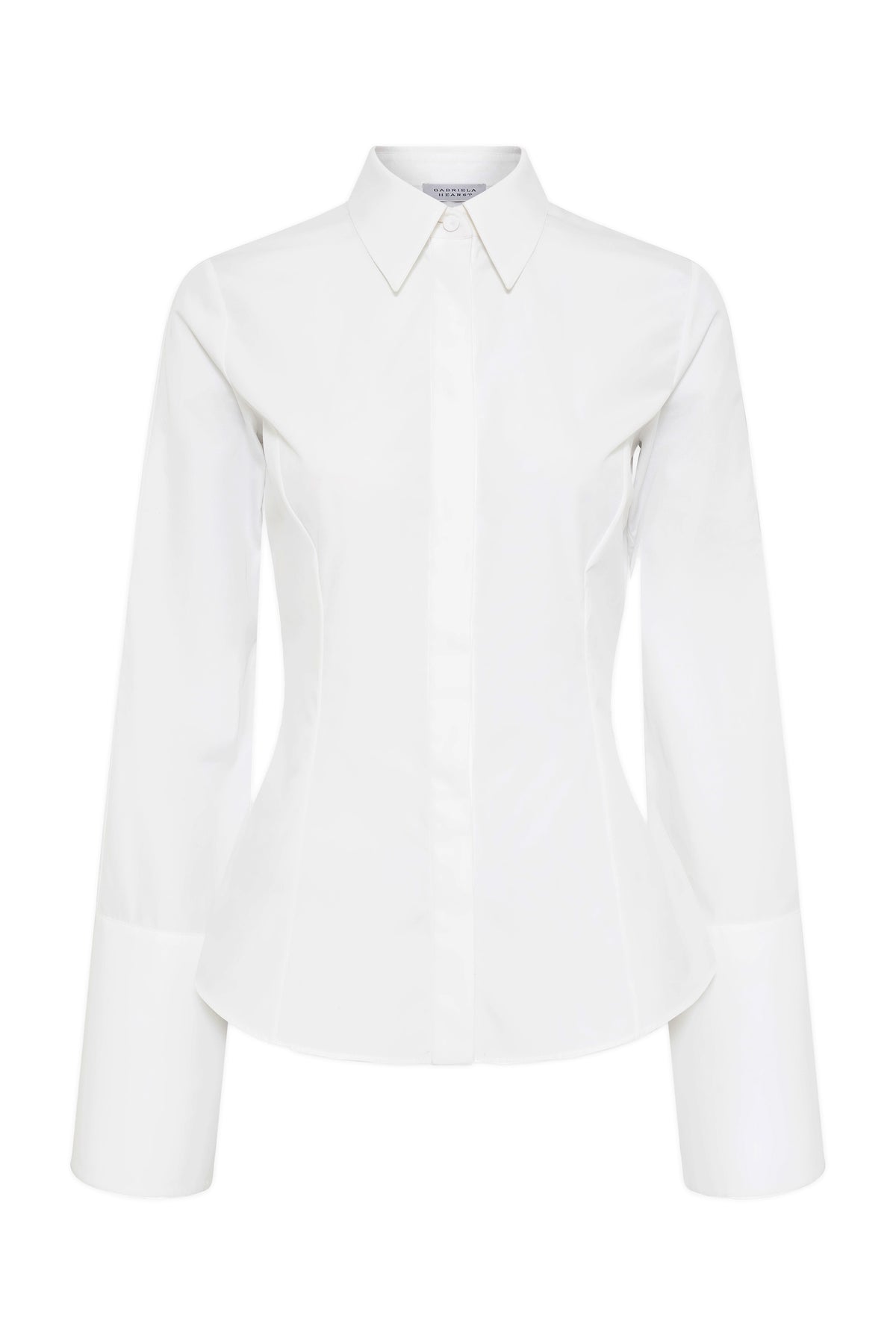 Jataya Shirt in White Sea Island Cotton