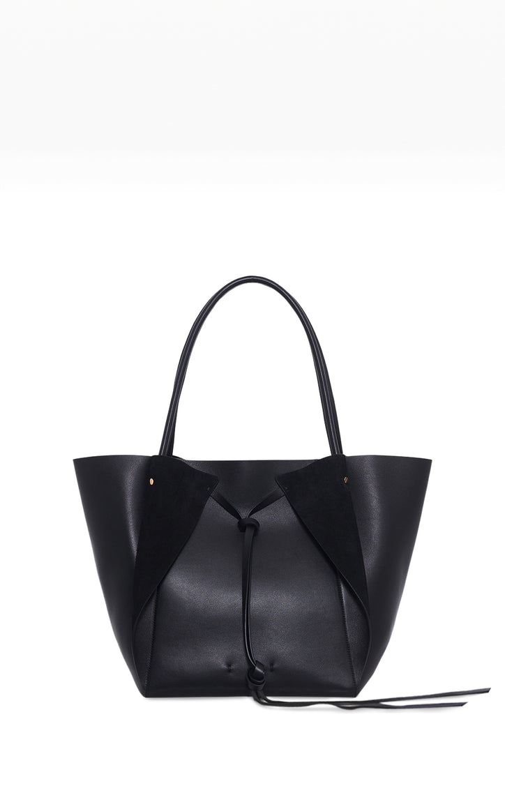 Marija Tote Bag in Black Nappa Leather