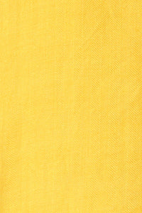 Magritte Maxi Dress in Cadmium Yellow Cashmere Silk Herringbone