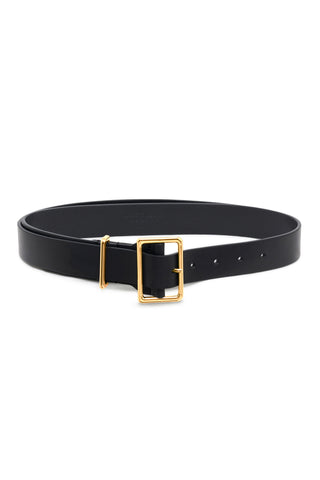 Marlene Belt in Black Leather
