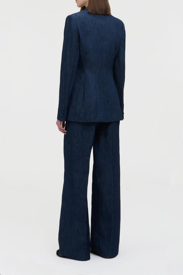 Norman Wide-leg Pant in Recycled Cotton Denim