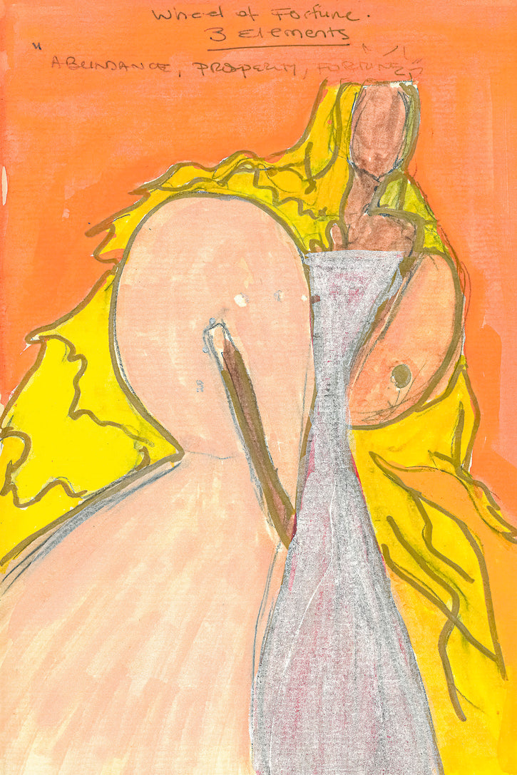 Sephir Puff Sleeve Maxi Dress in Ivory Silk Wool Cady, Black Linen Slub & Leather