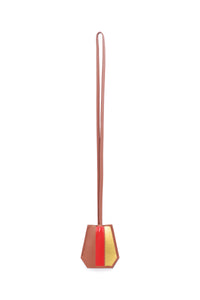Philosopher's Latern Necklace in Cognac Nappa Leather