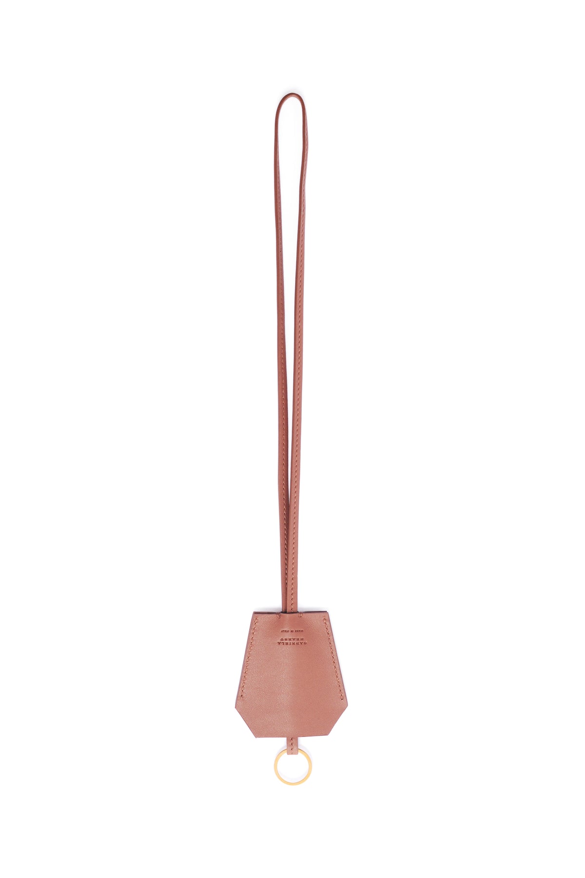 Philosopher's Latern Necklace in Cognac Nappa Leather