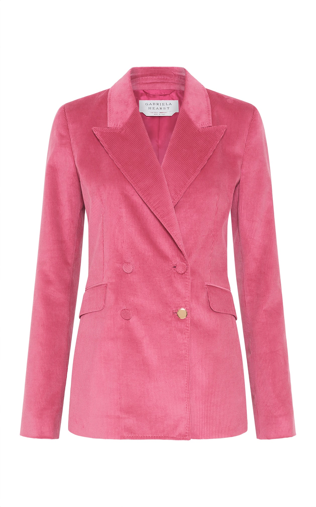 Angela Blazer in Fuchsia Sea Island Cotton Corduroy – Gabriela Hearst