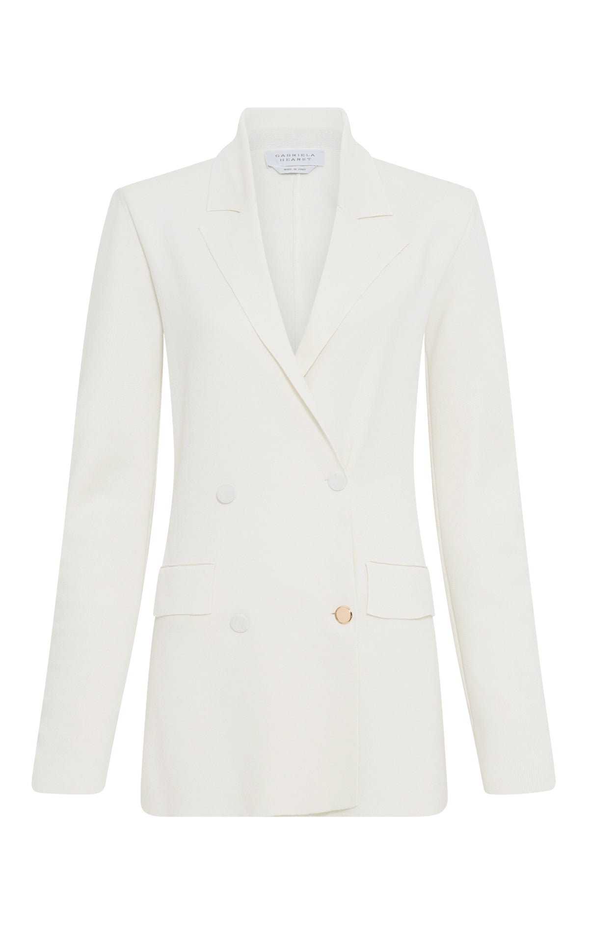 Aphaia Knit Jacket in Ivory Silk