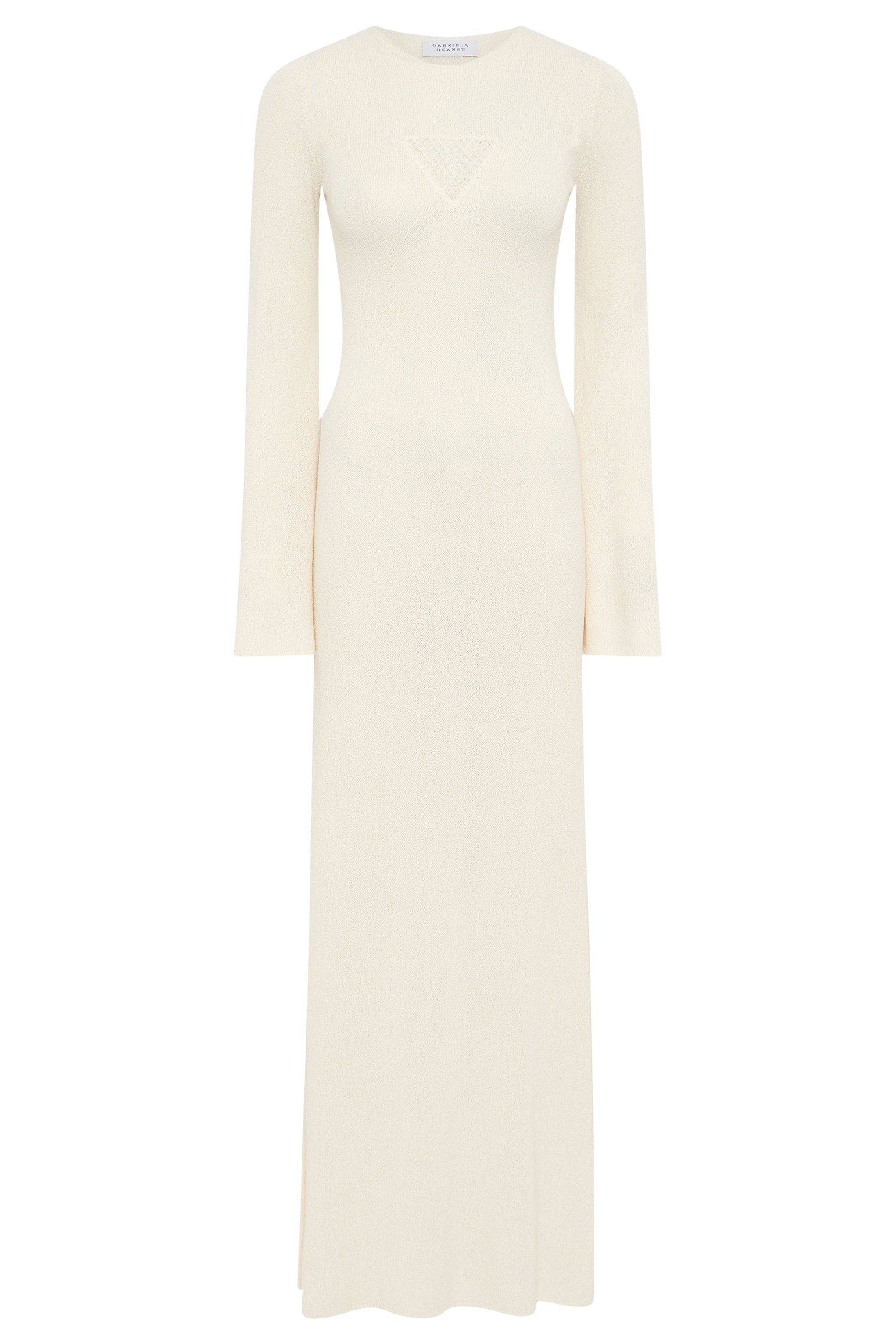Women's Off-White Silk Maxi Dress | Gabriela Hearst