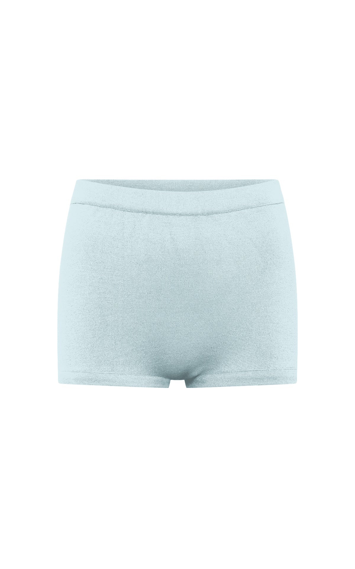 Aris Knit Short in Light Blue Merino Wool