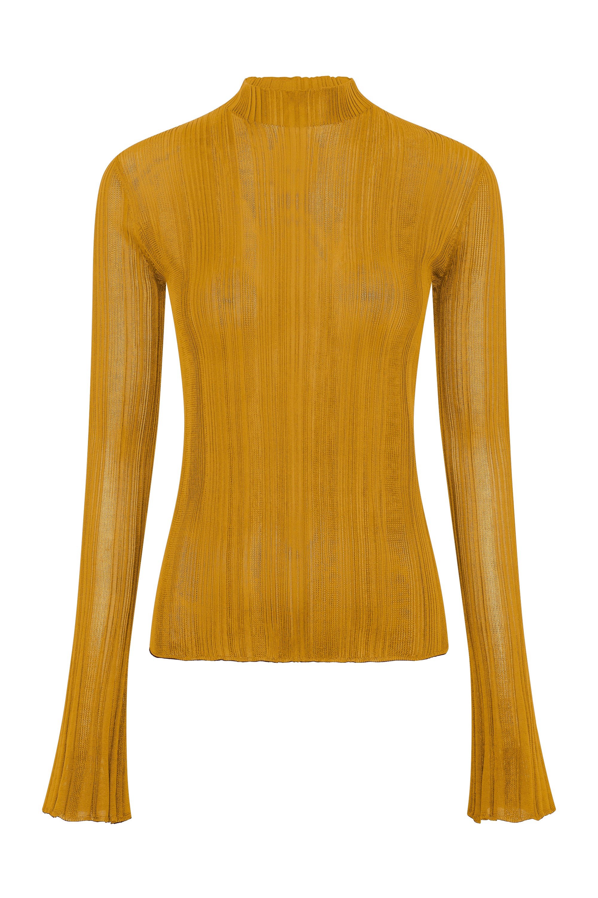 Aveda Knit Mockneck Sweater in Golden Birch Silk – Gabriela Hearst