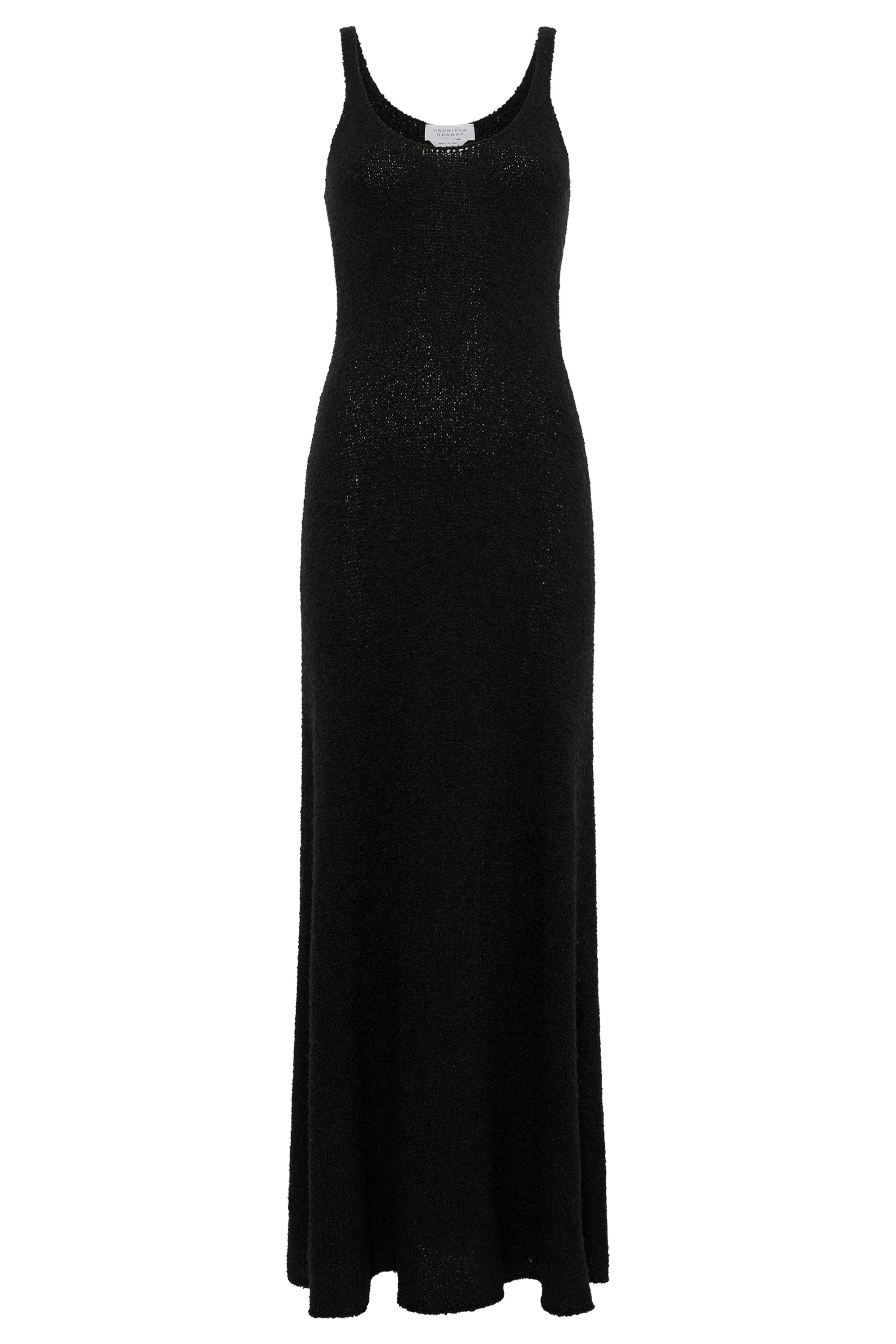 Ayla Knit Maxi Dress in Black Mulberry Silk M / Black