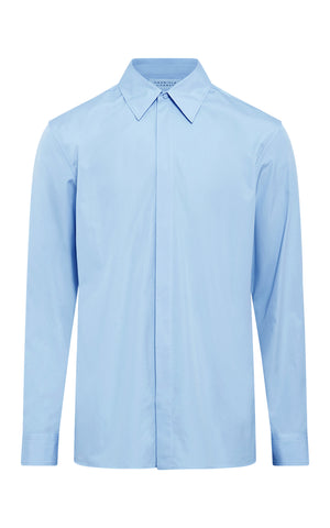 Judie Shirt in Halogen Blue Cotton