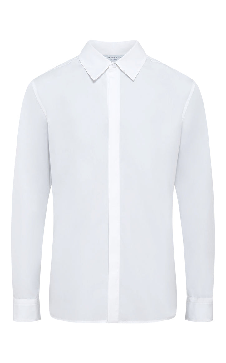 Judie Shirt in White Cotton