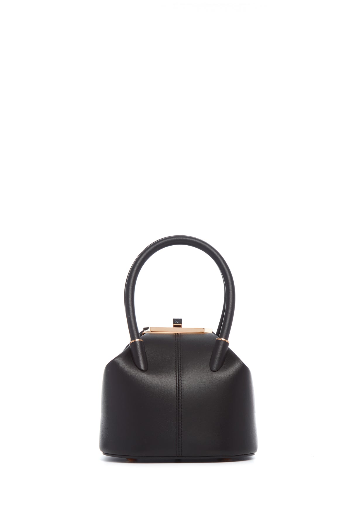 Mini Baez Bag in Black Nappa Leather