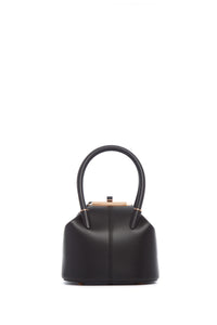 Mini Baez Bag in Black Nappa Leather