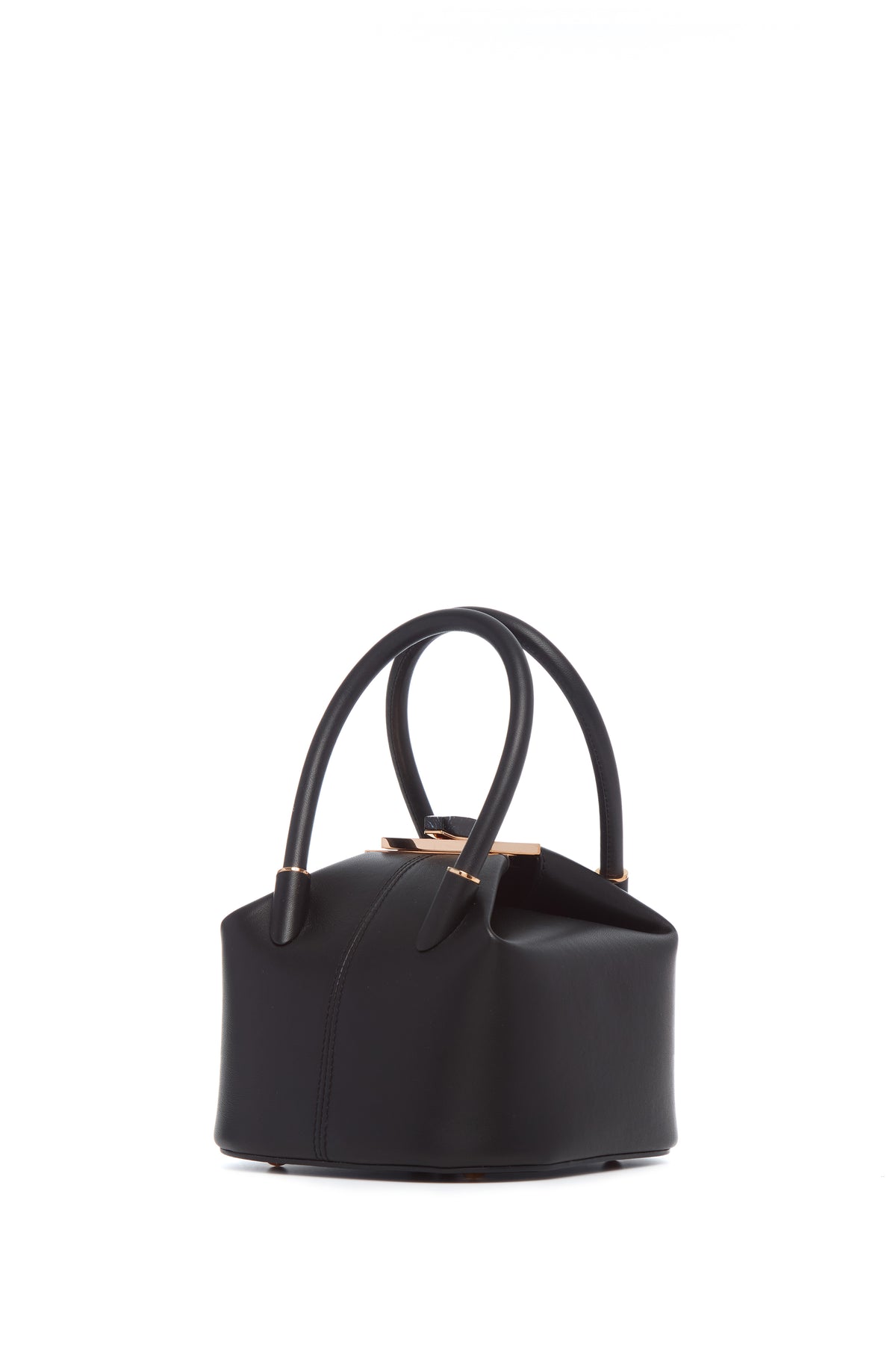 Mini Baez Bag in Black Nappa Leather