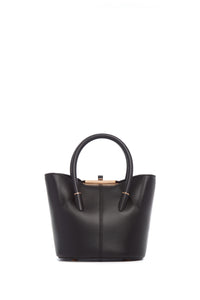 Mini Baez Bag in Black Nappa Leather