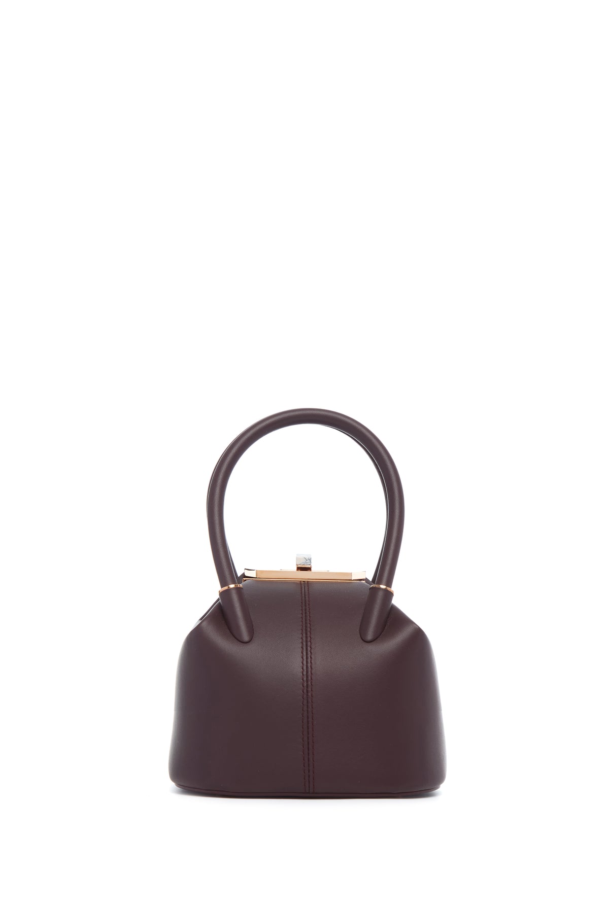 Mini Baez Bag in Bordeaux Nappa Leather