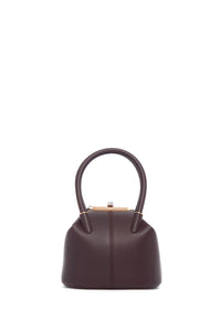 Mini Baez Bag in Bordeaux Nappa Leather