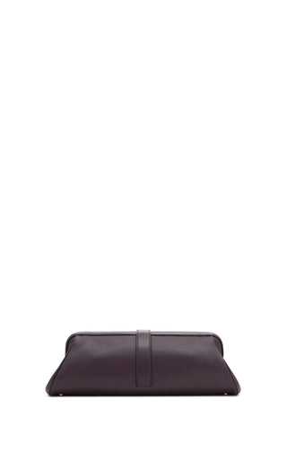 Paola Clutch in Bordeaux Nappa Leather