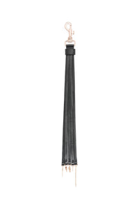 Leonora Bag Charm in Black Nappa Leather