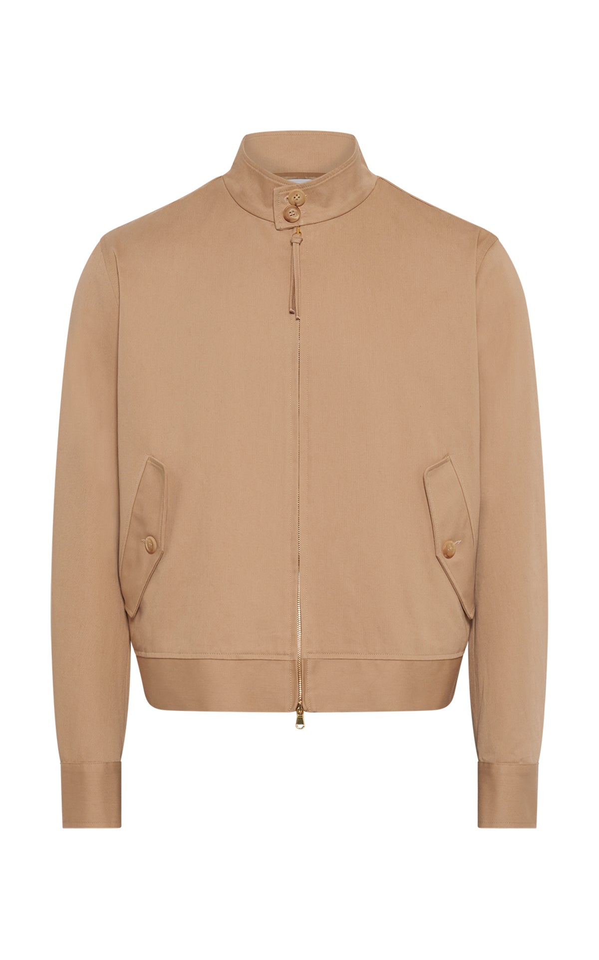 Barracuda Jacket in Camel Cotton Twill