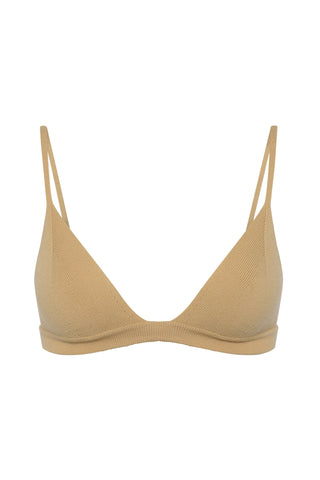 Vesha Knit Bra in Hay Merino Wool Cashmere