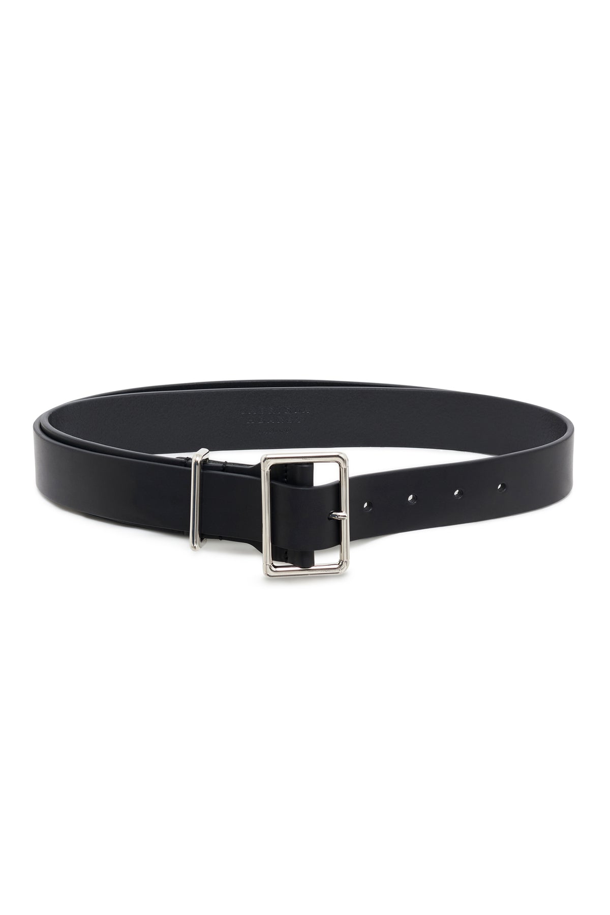 Marlene Belt in Black Leather