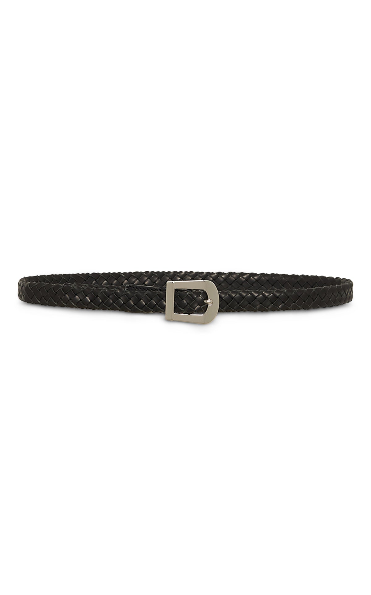 Adler Braided Belt in Black Leather
