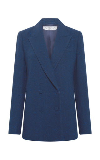 Elliot Blazer in Electric Navy Speckled Cashmere