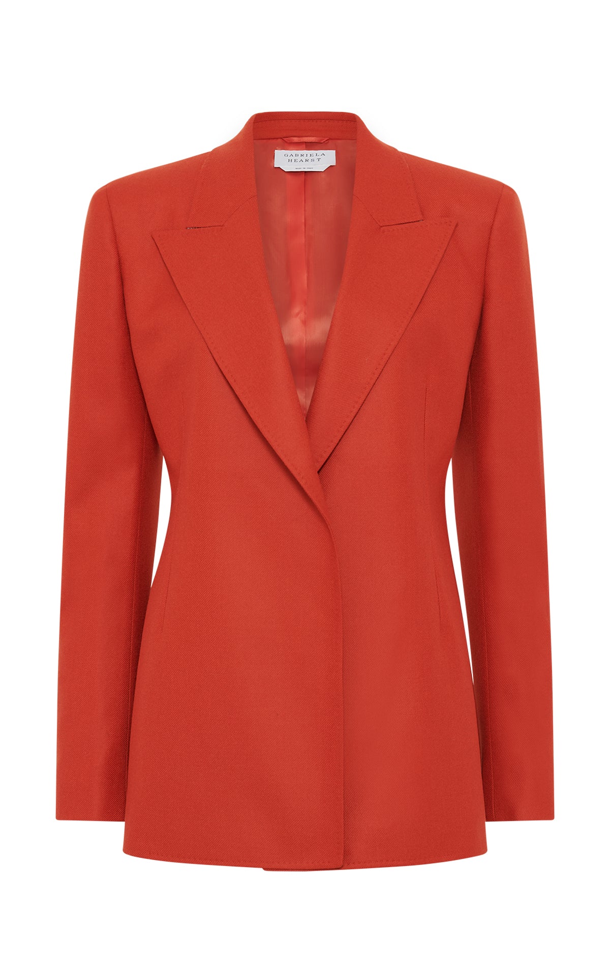 【VIP価格】GABRIELA HEARST Ruched silk Mairi Blazer Mairi Blazer in Ivory Silk Boucle – Gabriela Hearst
