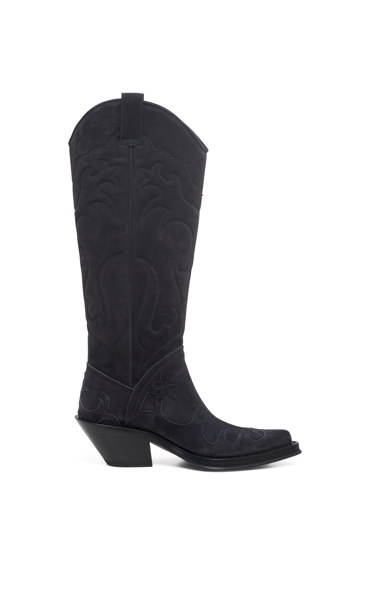 Capitana Boot in Charcoal Suede