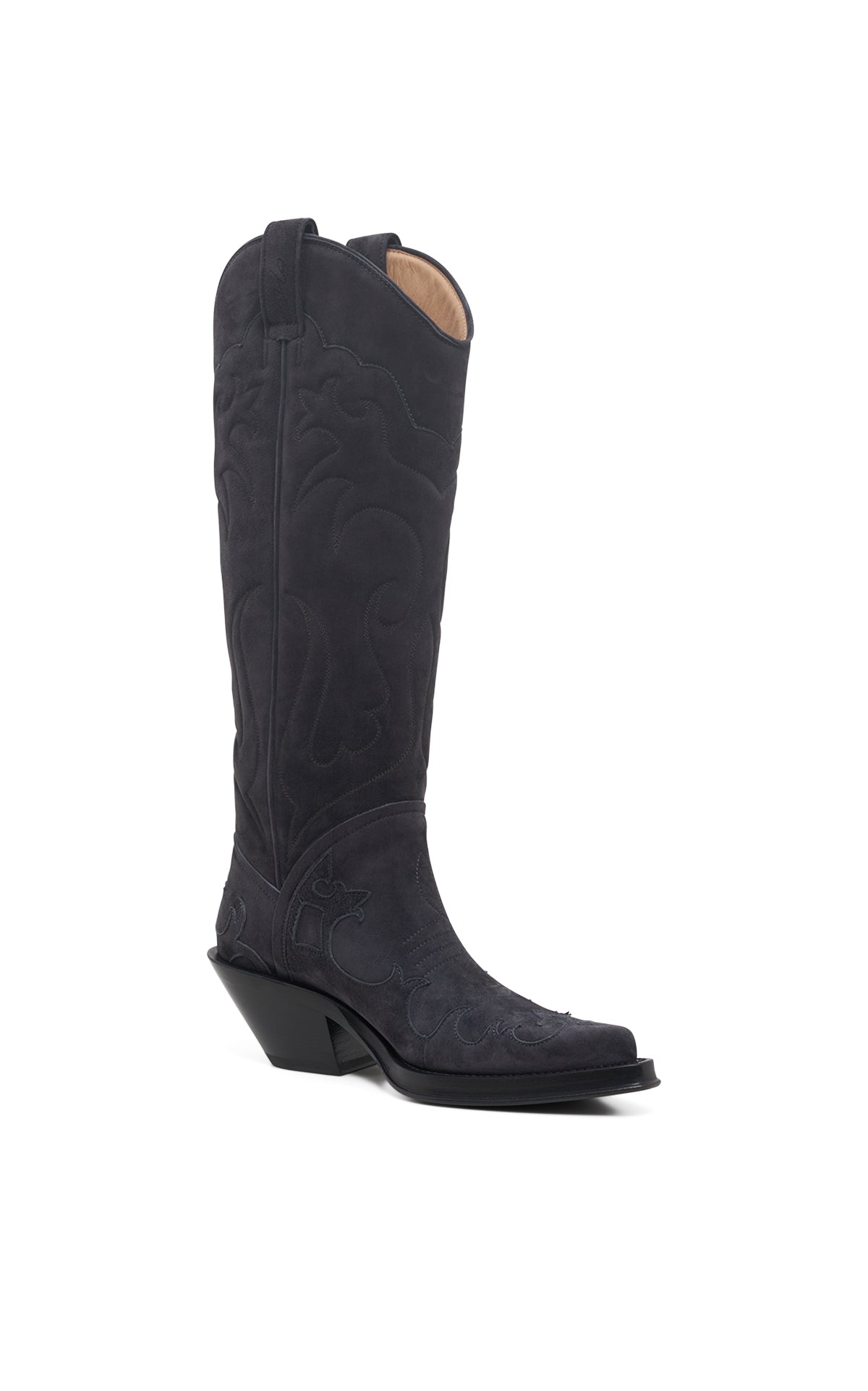 Capitana Boot in Charcoal Suede