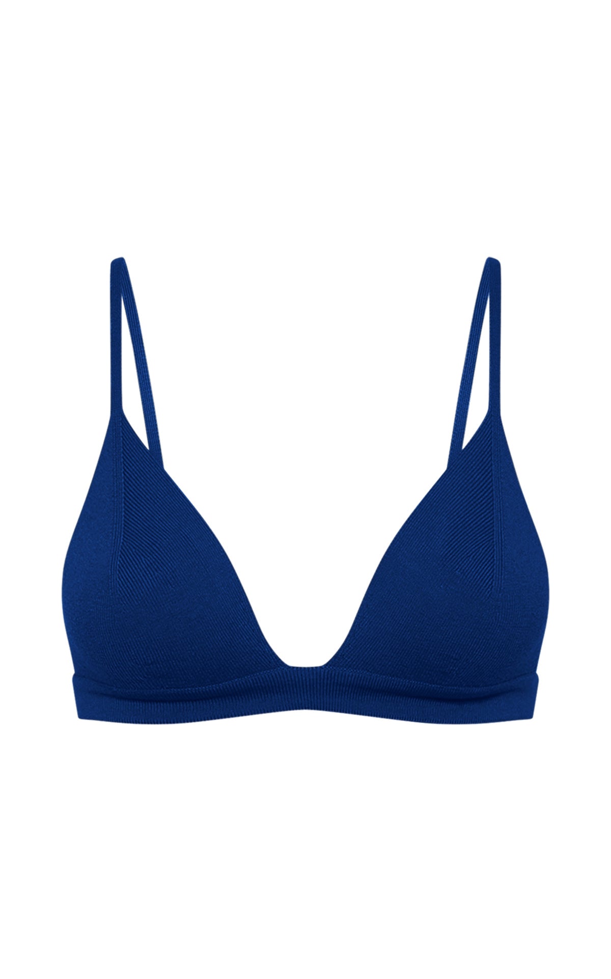 Chevier Bra in Cobalt Merino Wool