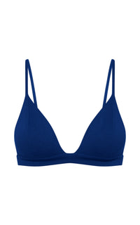 Chevier Bra in Cobalt Merino Wool