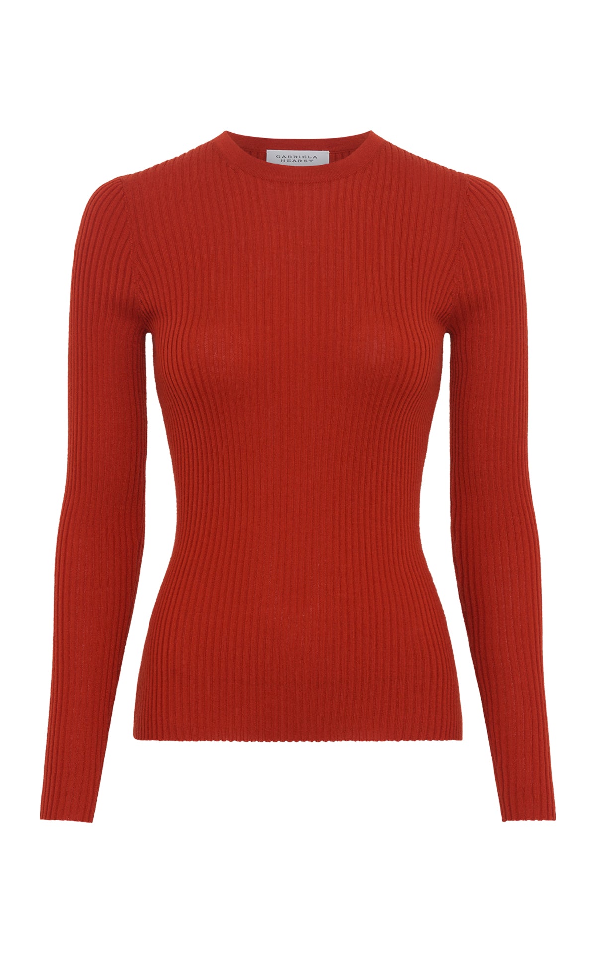 Browning Knit Sweater in Antelope Orange Cashmere Silk