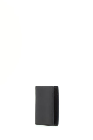 Black Leather Simple Card Wallet - Side Angle | Gabriela Hearst