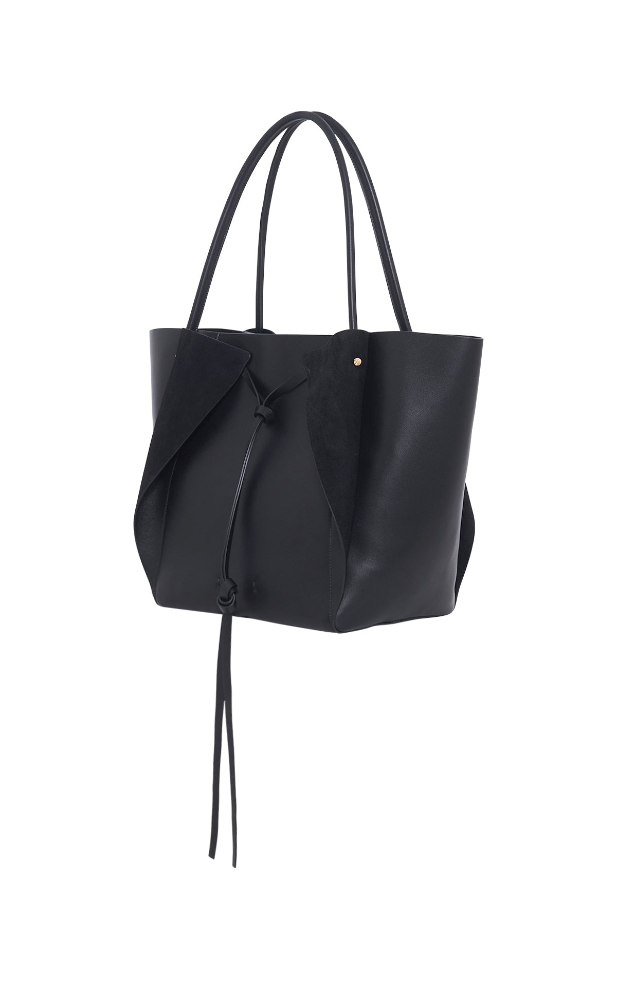 Marija Tote Bag in Black Leather