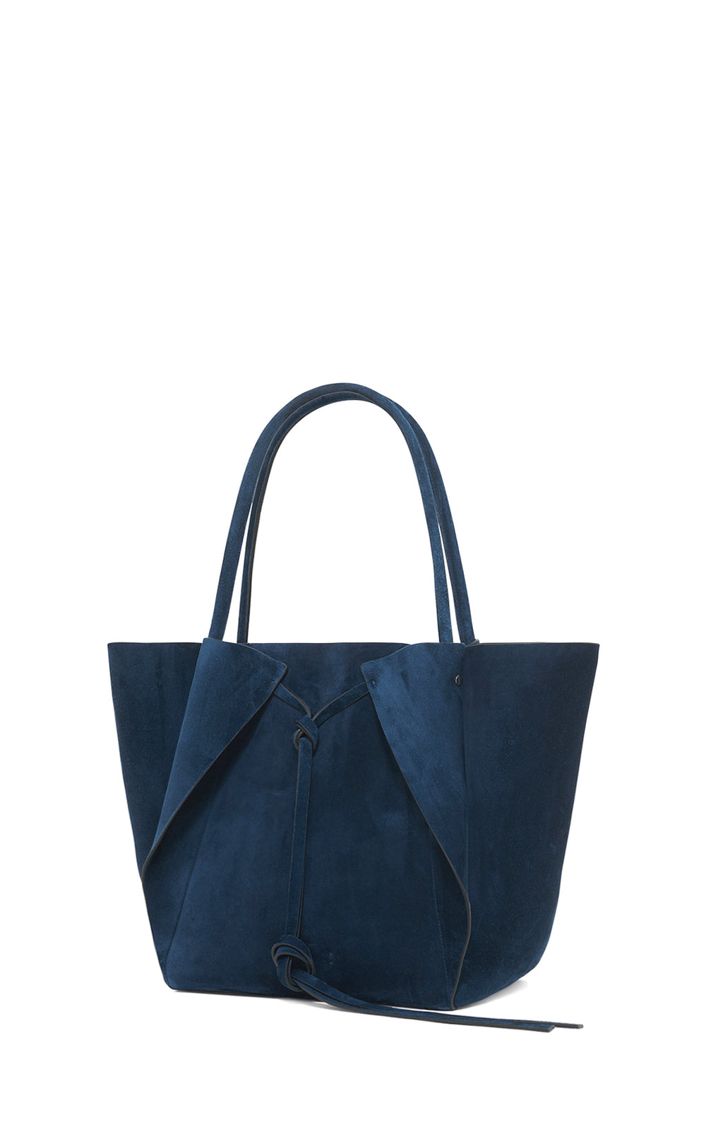 Marija Tote Bag in Navy Suede