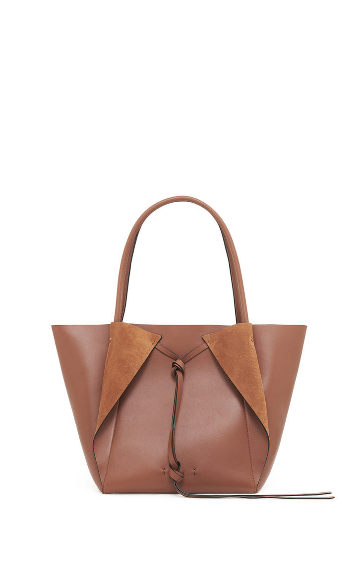 Marija Tote Bag in Cognac Nappa Leather