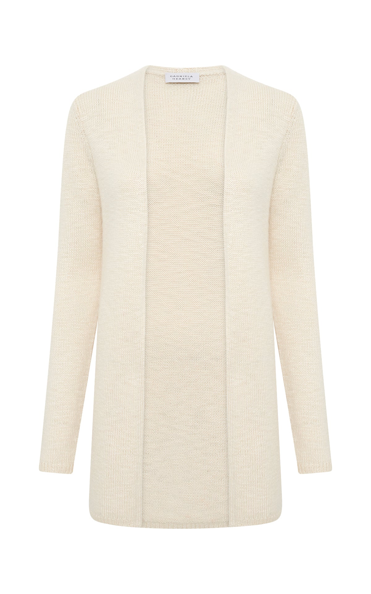 Jani Knit Cardigan in Ivory Cashmere