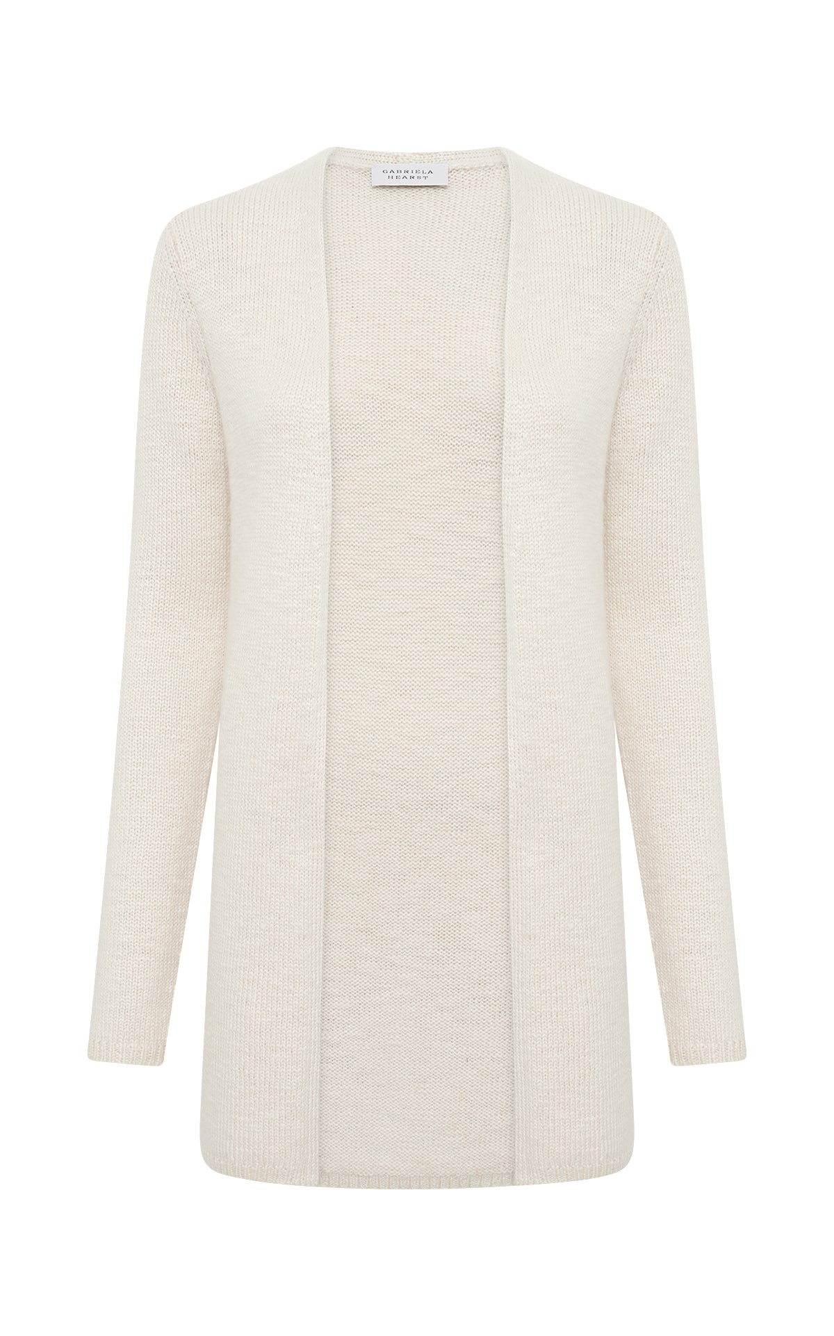Jani Knit Cardigan in Ivory Cashmere