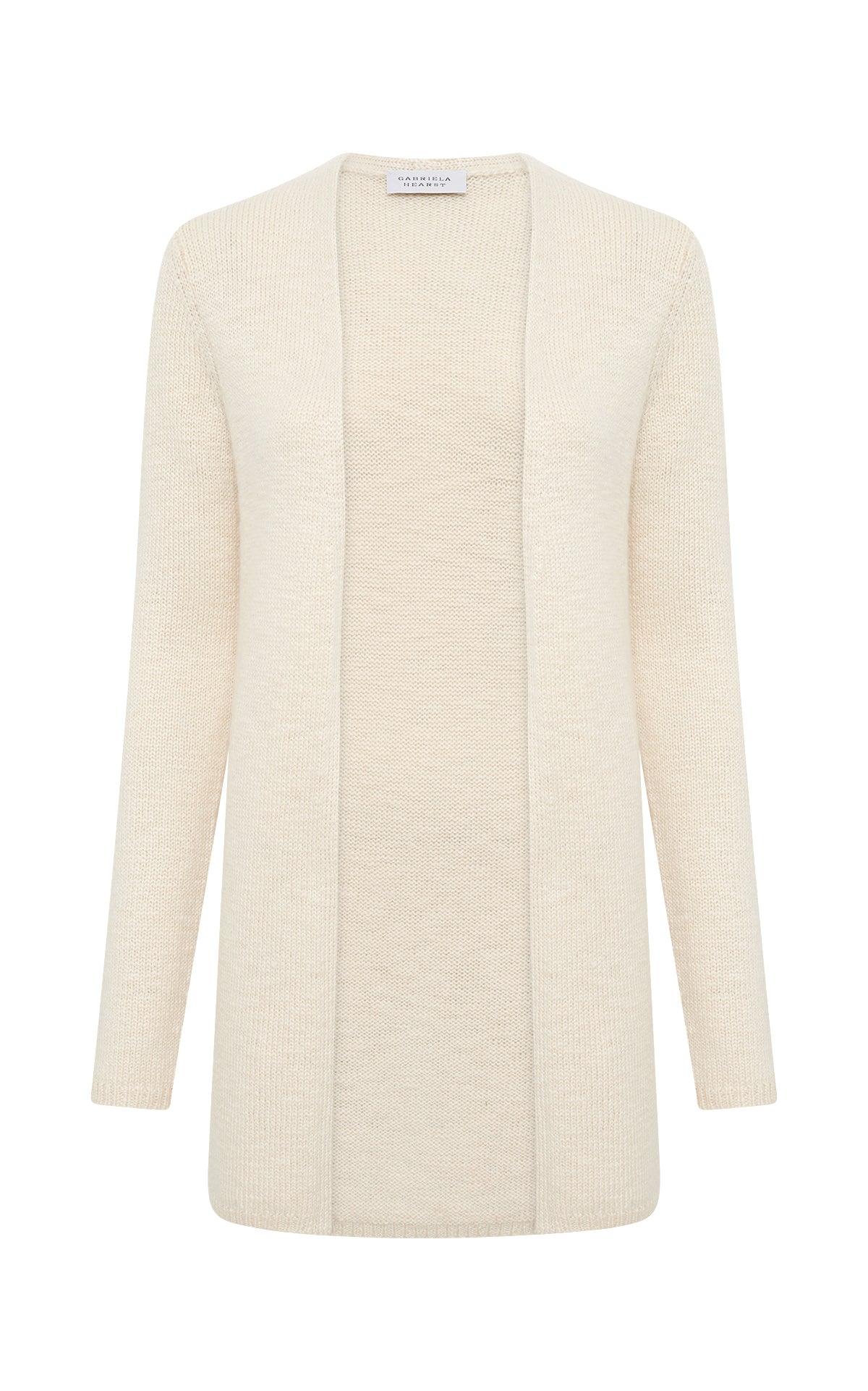 Jani Knit Cardigan in Ivory Cashmere