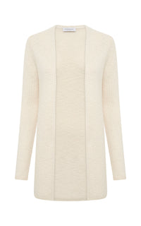 Jani Knit Cardigan in Ivory Cashmere