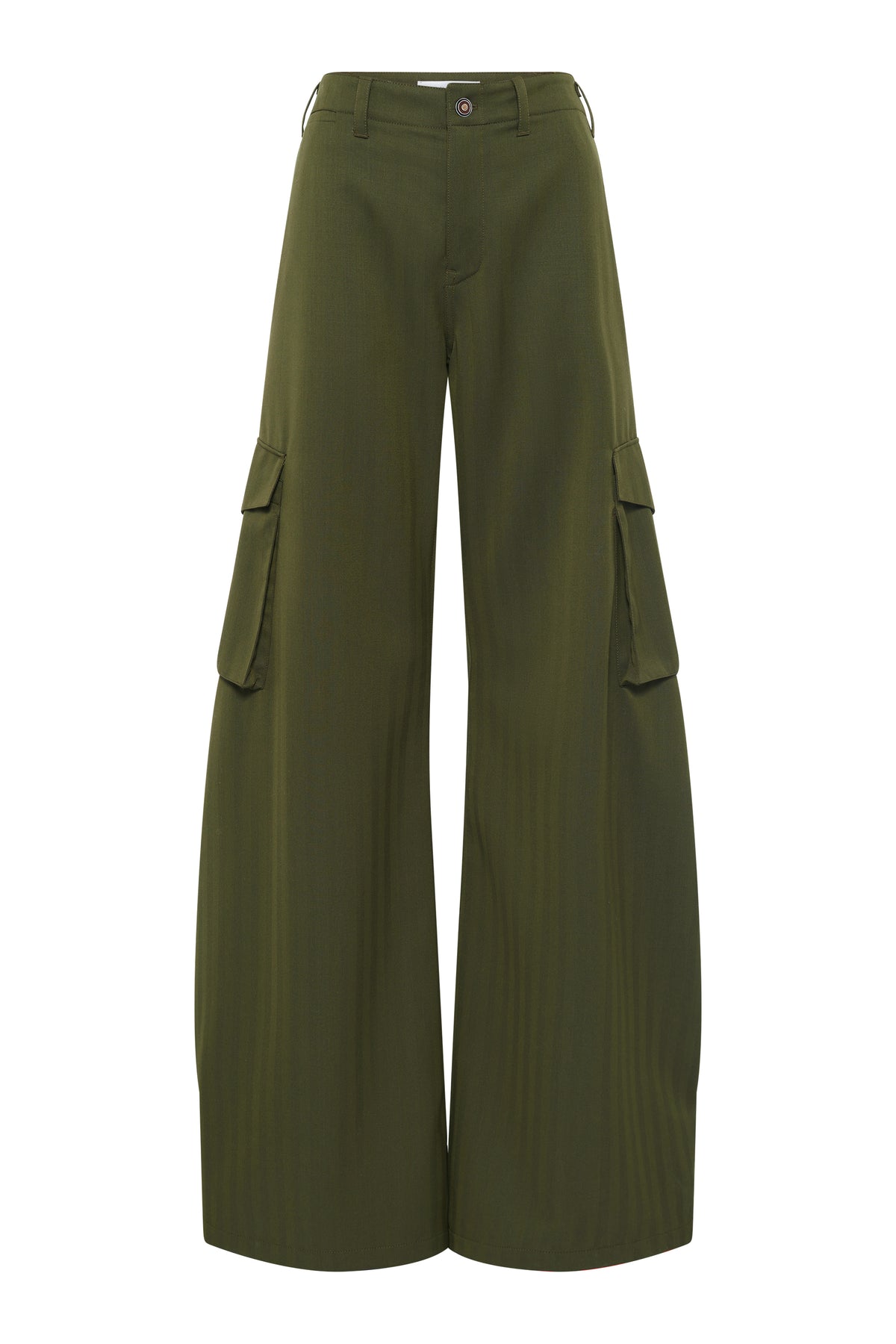Eos Pant in Olive Virgin Wool