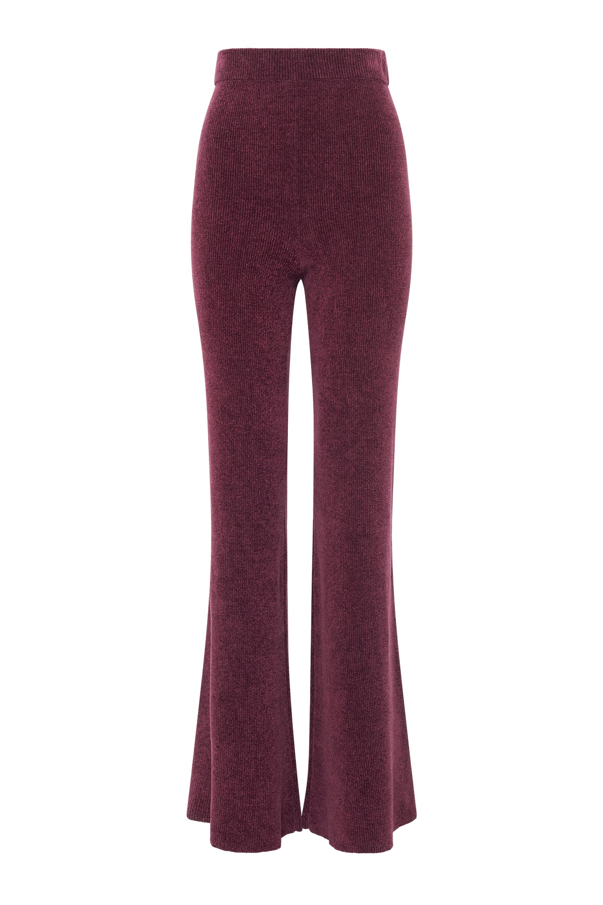 Cypher Knit Pants in Plum Silk