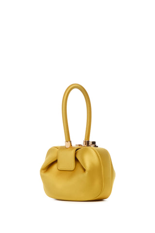 Amber Satin Demi Bag - Side View with Rose Gold Hardware | Gabriela Hearst