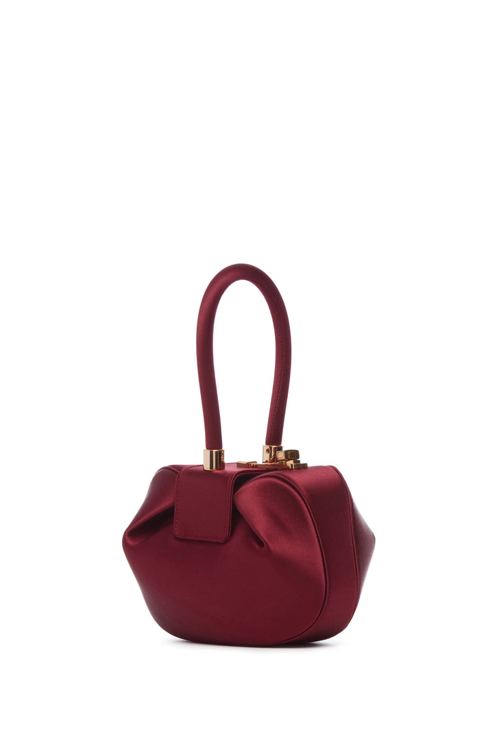 Demi Bag in Ruby Satin