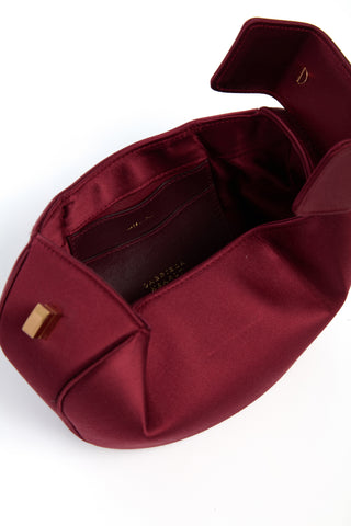 Ruby Satin Demi Bag - Open Interior, Nappa Leather Lining & Card Slots | Gabriela Hearst