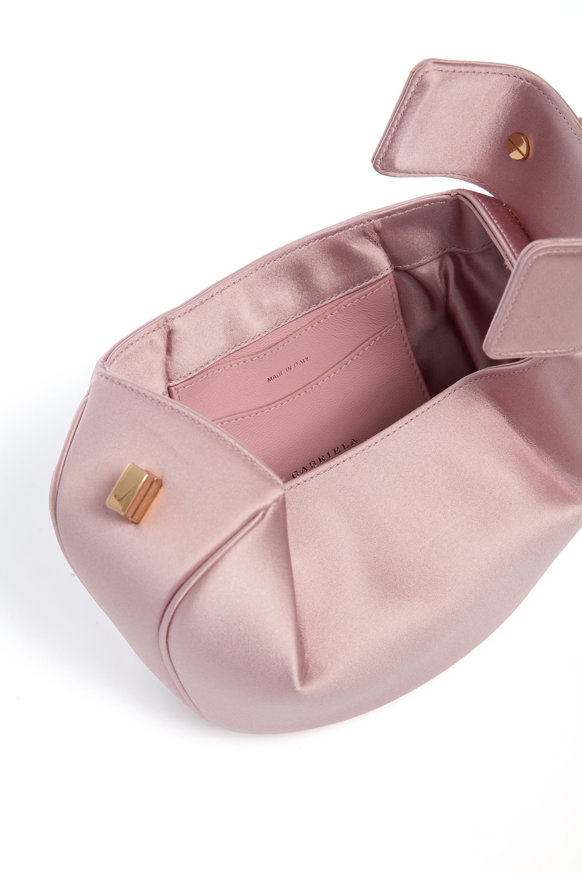 Demi Bag in Amethyst Satin – Gabriela Hearst